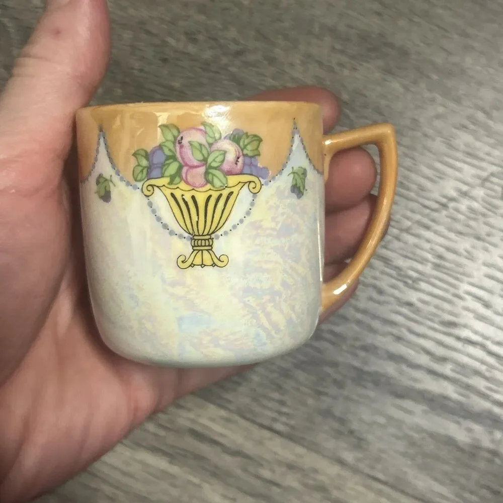 Czech Lustre Ware Tea Cup MZ CM-R